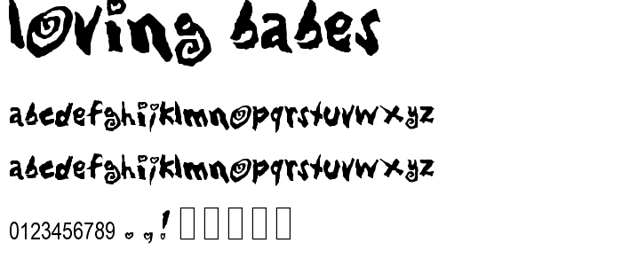 Loving Babes font